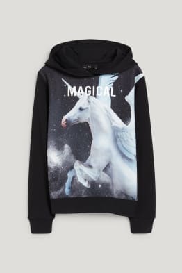 Licorne - sweat à capuche