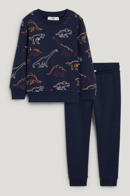 Dino - set - bluză de molton și pantaloni de trening - 2 piese
