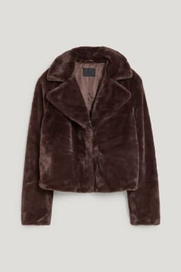 Kunstfell-Jacke