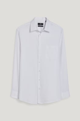 Camicia business - regular fit - collo all'italiana