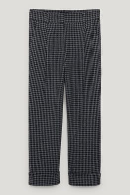 Pantaloni - talie înaltă - tapered fit