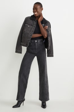 Loose fit jean - high waist - LYCRA®