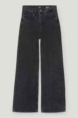 Loose fit jean - high waist - LYCRA®