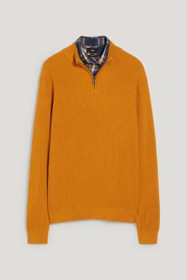 Svetr a košile - regular fit - button-down