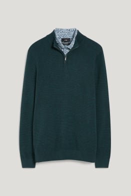 Svetr a košile - regular fit - button-down