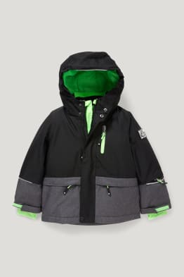 Skijacke mit Kapuze - recycelt