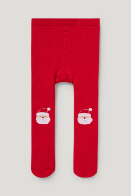 Baby Christmas thermal tights