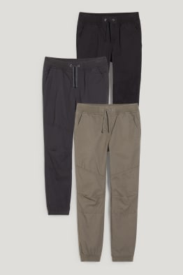 Set van 3 - thermobroek - slim fit