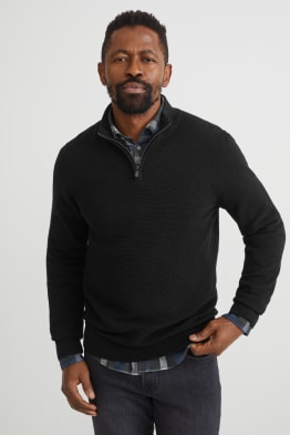 Svetr a košile - regular fit - button-down