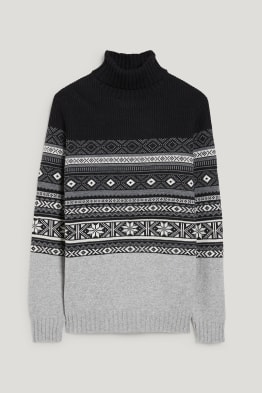 Polo neck jumper - recycled