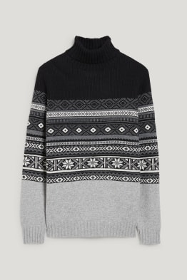 Rollkragenpullover - recycelt