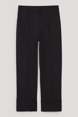 Spodnie z dżerseju - tapered fit