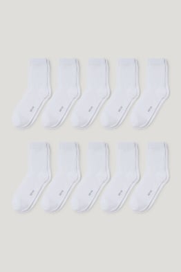Multipack 10 ks - ponožky - bio bavlna - z recyklovaného materiálu