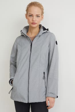 Jaqueta softshell amb caputxa