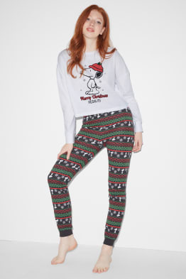 CLOCKHOUSE - Christmas pyjama top - Peanuts