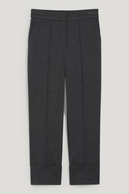 Pantalons de tela - cintura mitjana - tapered fit