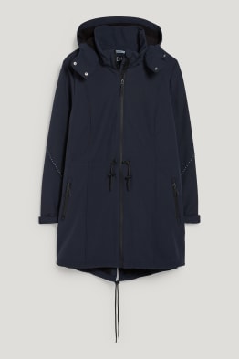 Kurtka softshell z kapturem