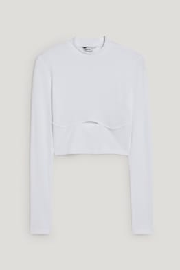 CLOCKHOUSE - maglia a maniche lunghe dal taglio corto