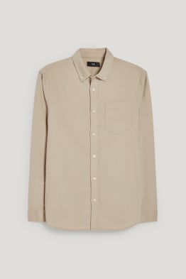 Manšestrová košile - regular fit - button-down