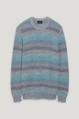 Pullover - gestreift