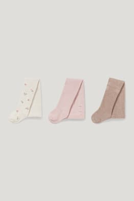 Lot de 3 paires - collants bébé