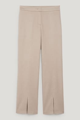 Spodnie materiałowe - średni stan - wide leg