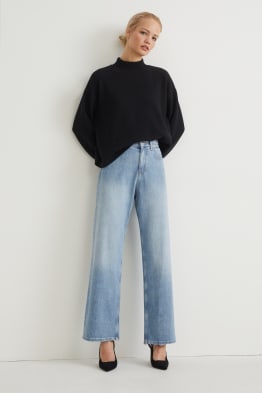 Relaxed jeans - talie înaltă - LYCRA®
