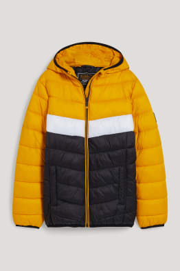 Steppjacke mit Kapuze