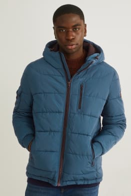 Steppjacke mit Kapuze