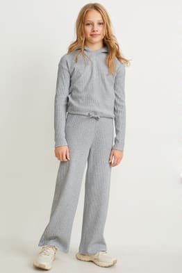 Ensemble - pantalon et sweat à capuche - 2 pièces