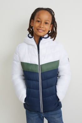 Steppjacke mit Kapuze