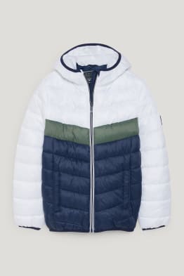 Steppjacke mit Kapuze