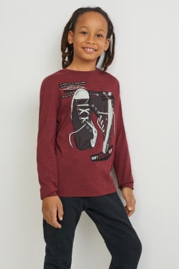 T-shirt in cotone a maniche lunghe Mytheresa Bambino Abbigliamento Top e t-shirt T-shirt T-shirt a maniche lunghe 