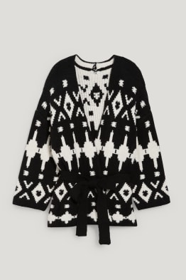 Gilet en maille - à motif