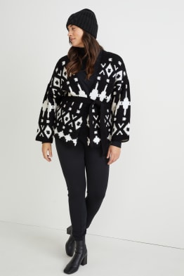 Gilet en maille - à motif