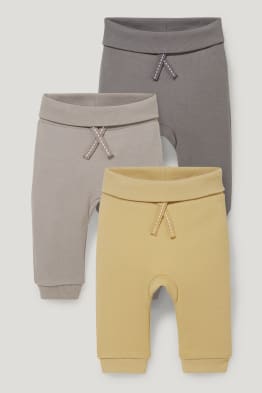 Lot de 3 - pantalons de jogging bébé