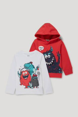 Multipack 2er - Hoodie und Langarmshirt