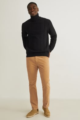 Pantalon en velours côtelé - regular fit - LYCRA®