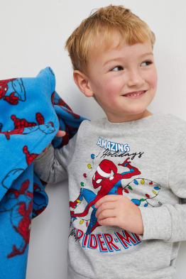 Spider-Man - kerstset - sweatshirt en deken van fleece