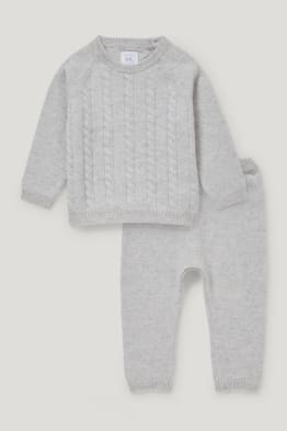 Ensemble en cachemire pour bébé - 2 pièces