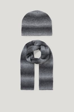 Set - gorro y bufanda - 2 piezas