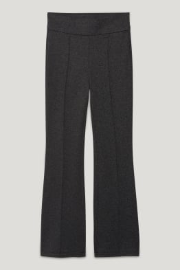 Broek van jersey - straight fit