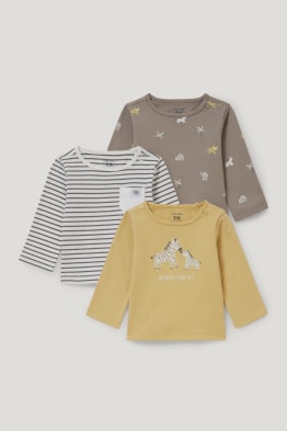 Multipack of 3 - baby long sleeve top