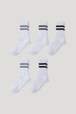 Lot de 5 paires - chaussettes de tennis