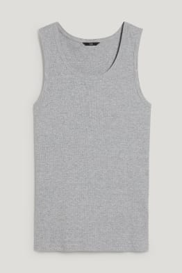 Vest top - double rib
