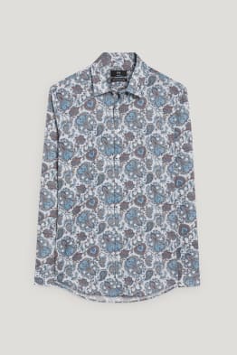 Camicia business - slim fit - colletto all’italiana - facile da stirare