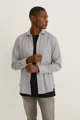 Hemd - Slim Fit - Cutaway - Flex - LYCRA®