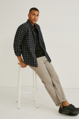 Hemd - Regular Fit - Button-down - kariert