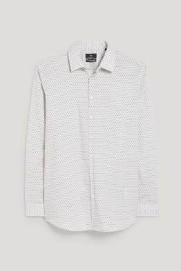 Chemise de bureau - regular fit - col kent - facile à repasser