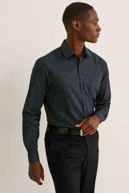 Business shirt - regular fit - Kent collar - easy-iron - recycled